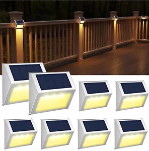 Solar Lights Outdoor for Deck,Waterproof 8Pack - Picture 1 of 8