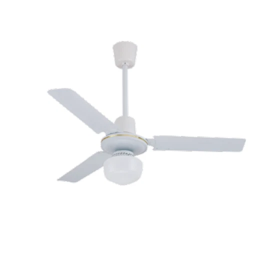 Ventilatore a soffitto Bianco Ø121cm 3 pale in metallo con Luce Lampada Zephir - Immagine 1 di 1