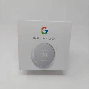 Google Nest Smart Thermostat, Snow - GA01334-US - Picture 1 of 4