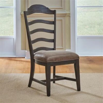 Paradise Valley Uph Ladder Back Side Chair (RTA) - Set of 2 - Image 1 of 4