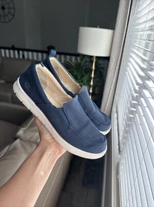 UGG Australia Canvas Sneaker Slipper Komfort Unisex Herren 5 Damen 7 blau weiß - Bild 1 von 10