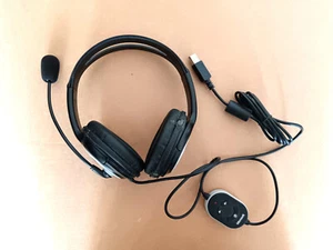Microsoft LifeChat LX-3000 Wired Stereo Headset - Black; Good working condition - Picture 1 of 3
