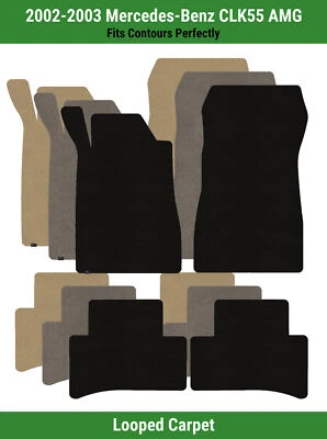 Alfombrillas delanteras y traseras Lloyd Classic Loop para Mercedes-Benz CLK55 AMG '02-03  Foto 1 de 4