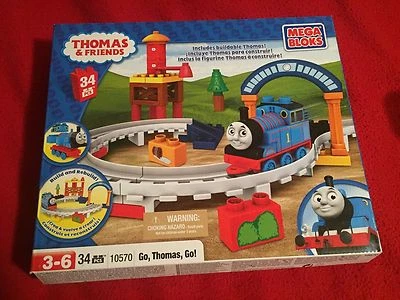 Mega Bloks Thomas & Friends #10570 Go Thomas Go - NIP - Image 1 of 4