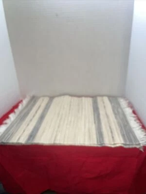 Placemats, Woven Multicolored - Set of 4-18”x13”-Estate Find - Image 1 of 4