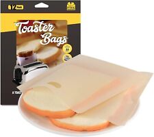 12 Pack Reusable Toaster Bags Toaster Toastie Sandwich Toast Bags Pockets Non S