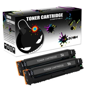 2 Black Toner Cartridge for CRG054 Color imageCLASS MF640C MF642cdw LBP620 - Picture 1 of 1