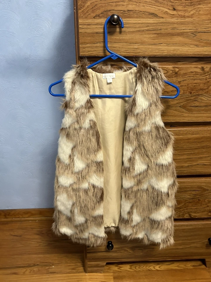 Chaleco de piel sintética Decree para mujer sin mangas multicolor Xs Foto 1 de 3