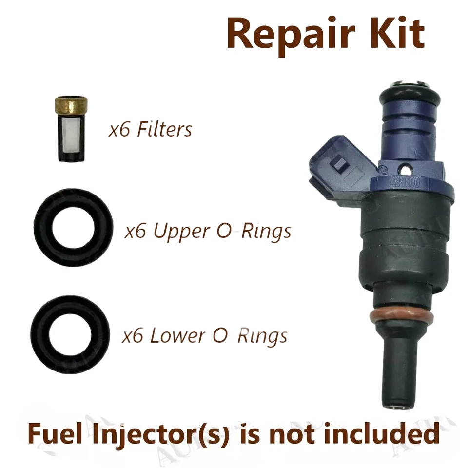 KIT REPARACIÓN INYECTORES COMBUSTIBLE BMW X3 X5 Z3 Z4 01-06 330ci 330i 330xi 530i 3.0L Foto 1 de 1