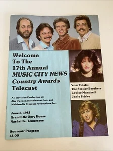 1983 Music City News Country Awards Program. Grand Ole Opry Loretta Lynn Hee Haw - Picture 1 of 22