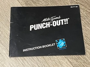 Mike Tyson's Punch-Out Manual de instrucciones Folleto solo Nintendo Nes auténtico - Imagen 1 de 4