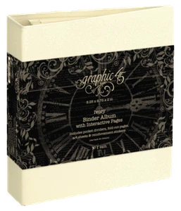 GRÁFICO 45 "ÁLBUM CARPETA MARFIL" 8,25X8,75X2" PÁGINAS INTERACTIVAS LUGAR DE SCRAPJACK - Imagen 1 de 2