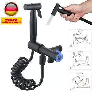 Edelstahl Bidet Brause mit Halter WC Hand Duschkopf Intim Hygiene Dusche Bad Set - Bild 1 von 14