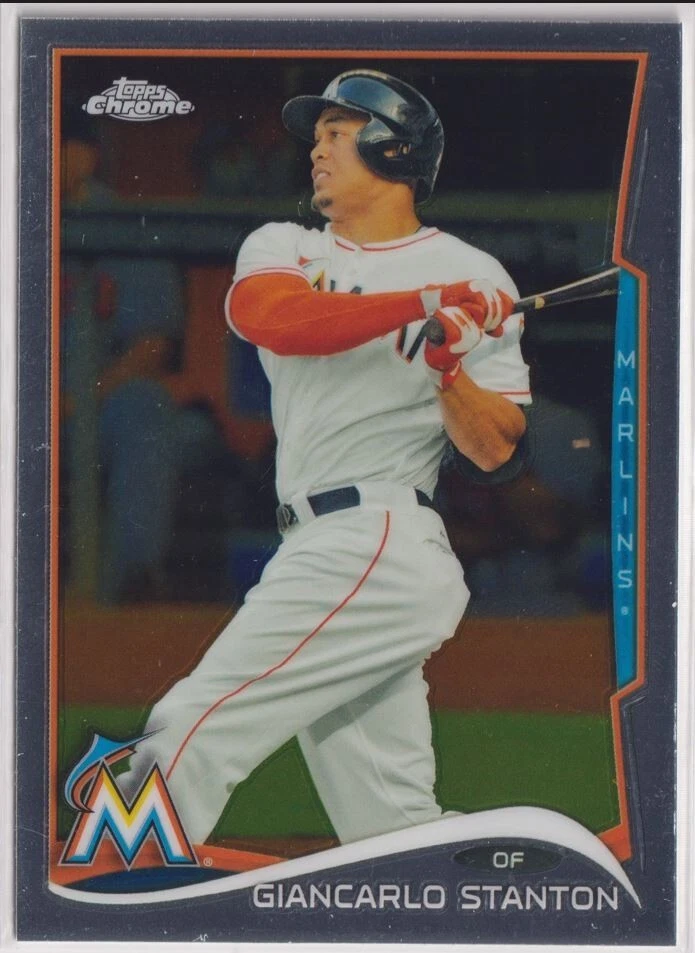 2014 Topps Chrome #173 Giancarlo Stanton - Image 1 of 1