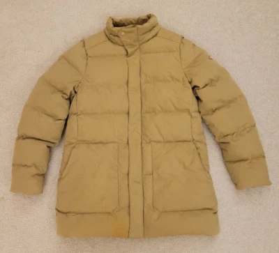 Chaqueta acolchada Merrell, usada, pequeña para hombre, verde oliva claro Foto 1 de 4