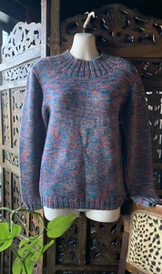 Ladies Hand Knit Jumper Sz 8/10 Softest Feel Acrylic Perfect Condition Brand New - Picture 1 of 3