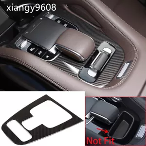 Recorte del panel de cambio central de engranajes de fibra de carbono ABS para Benz GLE GLS clase X167 2020+ - Imagen 1 de 12