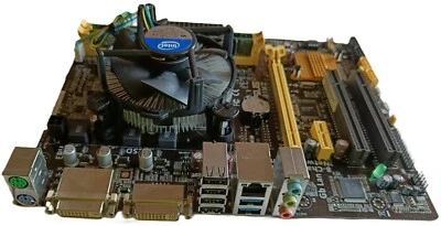 SCHEDA MADRE ASUS H81M2, CPU INTEL G3220, DISSIPATORE, 8 GB RAM DDR3, MASCHERINA - Immagine 1 di 4