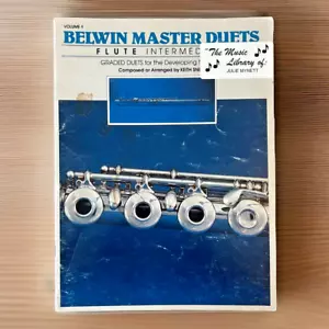 $2 Sheet Music! ~ Belwin Master Duets ~ Volume 1 ~ Flute ~ Intermediate - Picture 1 of 3