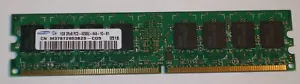 Samsung M378T2953BZ0-CD5 1Gb DDR2-533MHz PC2-4200 CL4 240-Pin DIMM Memory RAM - Picture 1 of 2