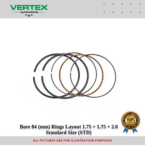 6 Piston ring set For BMW N57 330D 330XD 530D 730D X3 X5 diesel M57 306 Diesel - Picture 1 of 2