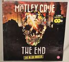 LP MOTLEY CRUE The End Live In L.A. (2 disques vinyle jaune, avec DVD) NEUF COMME NEUF SCELLÉ