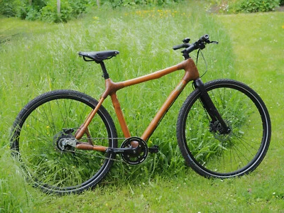 My Boo Urban Gravelbike , Bambusrahmen, RH 55cm NEU - Dekoware Ultracooles Bike! - Bild 1 von 4