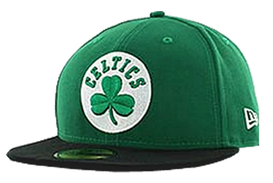 Berretto New Era NBA Boston Celtics Basic Logo 5950 Fitted Team Basecap 6 7/8-7 3/4 - Immagine 1 di 1