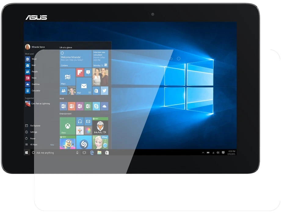 2x Screen Protector for Asus Transformer Book T100HA Flexible Glass 9H dipos - Image 1 of 4