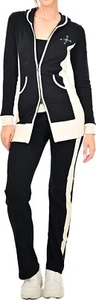 BCBG MAXAZRIA Jog Set Two‐tone Zip‐up Hoodie/Pants INT-049810LJ/P - Picture 1 of 8