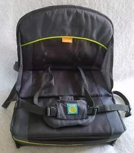 Brica ~ Fold N Go Booster Seat ~ Black ~ Portable ~ 12 x 9 x 12 ~ Adjustable - Picture 1 of 9