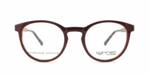 Lightec Morel 30008L rot RT40 runde Kunststoffbrille Gestell 47-20-135 Frankreich - Bild 1 von 2