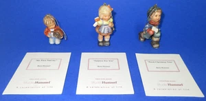 Berta Ashton Drake Hummel Christmas Ornaments #96032 SET 2 Good Cond With COA - Bild 1 von 10