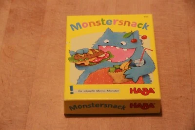 Monstersnack - Mitbringspiel von Haba *** unvollständig Ersatzteile - Bild 1 von 4