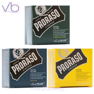 PRORASO Cologne Tissues: Azur Lime, Cypress & Vetyver, Wood and Spice Sachets