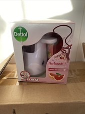 DETTOL NO touch system hand wash dispenser (white)+ 250 ml Grapefruit refill..