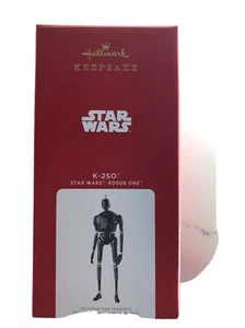 HALLMARK ORNAMENT 2021 STAR WARS ROGUE ONE K-2SO METAL FUNDIDO A PRESIÓN EDICIÓN LIMITADA - Imagen 1 de 7