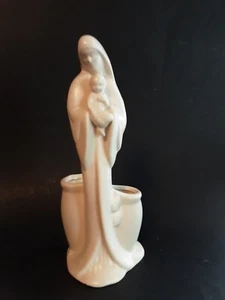 Vintage Haeger Pottery Madonna and Child White Planter - Picture 1 of 7