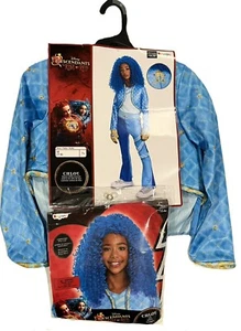 Descendants 4 L'Ascesa del Rosso "Costume Chloe Deluxe" e Parrucca Bambina M 7/8 - Foto 1 di 13