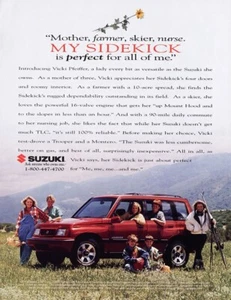 Suzuki Sidekick 1994 vehículo coche 1 página revista anuncio - Imagen 1 de 1