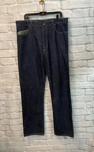 Denim índigo para hombre Maharishi 13 oz. Vaqueros Sashiko Bordado Clásico W36 ¡NUEVOS! - Imagen 1 de 14