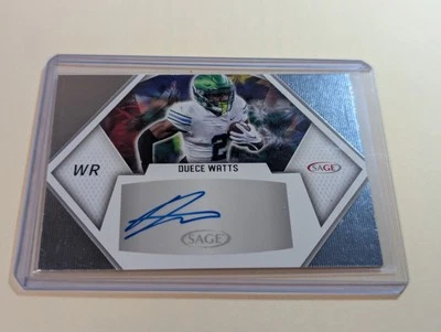 2023 SAGE High Series - Autographs Duece Watts #A-DW3 (AU, RC) Tulane - Image 1 of 2