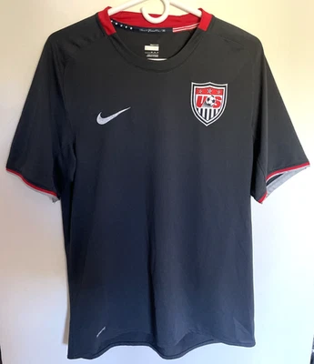 Camiseta deportiva Nike Fit seca de fútbol azul marino de la selección nacional de Estados Unidos 2008/2009 para hombre talla M Foto 1 de 4