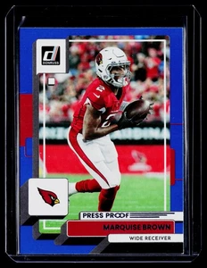 2022 Donruss #187 Marquise Brown Blue Press Proof - Picture 1 of 2