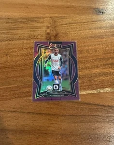 James Maddison 2024-25 Panini Select Premier EPL Purple Prizm /140 NRMT+ Spurs!! - Picture 1 of 2