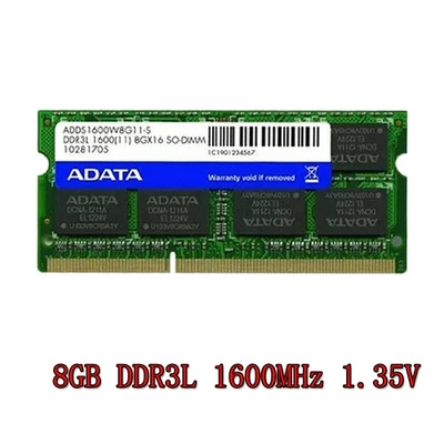 ADATA 8GB 4GB DDR3L 1600MHz PC3L-12800S 1.35V Laptop Memory SODIMM RAM Notebook - Image 1 of 4