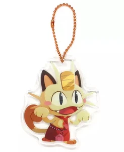 Meowth Pokemon Cafe Mix Acrylic Charm Collection Pokemon Center Limited - Picture 1 of 1