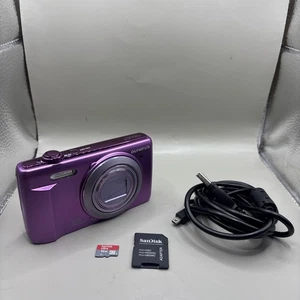 OLYMPUS DIGITALKAMERA - VR-340 - LILA - 16MP - 10-FACH ZOOM + USB KABEL & ANLEITUNG - Bild 1 von 17