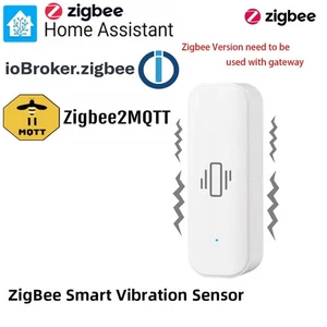 ZHA Zigbee Vibrationssensor 2x AAA Batterie nötig Erschütterungssensor IoBroker - Bild 1 von 4