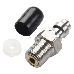 Brand New Connect Valve Connector Stainless Steel + Copper 1pc 8mm M10*1 Male - Picture 1 of 12